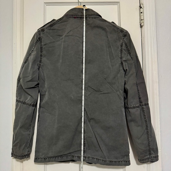 Express Men's Gray Military Detail Blazer | Size: Small / 36S | Color: Gray - Picture 9 of 10